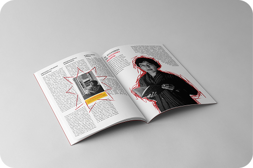 Maqueta de revista